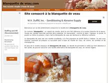 Tablet Screenshot of blanquette-de-veau.com